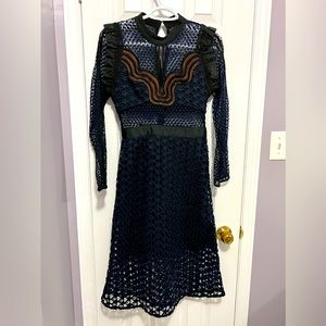 Self Portrait Dress this has been gifted so not sure about Authenticity . NWT!